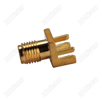 

50 Pieces SMA Female Jack End Launch PCB Mount Straight RF Coaxial Connector 1.6mm