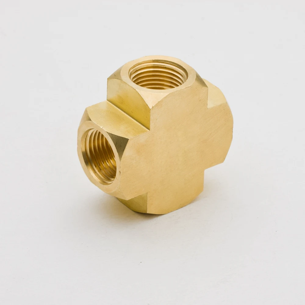 3950 2 шт. латунные трубы 4 контактный разъем barstock крест 1/8 &quot1/4&quot 3/8 &quot1/2&quot npt Нитки