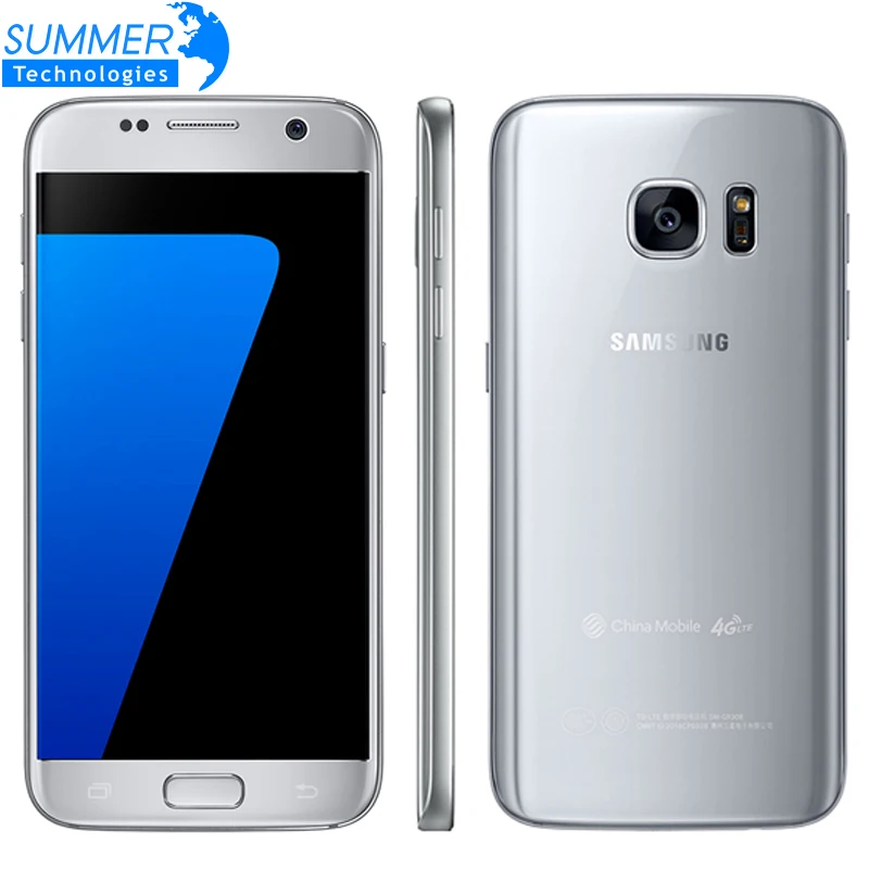 Samsung Galaxy S7 G930F мобильный телефон четырёхъядерный 4 Гб ОЗУ 32 ПЗУ экран 5 1 дюймов|4gb ram