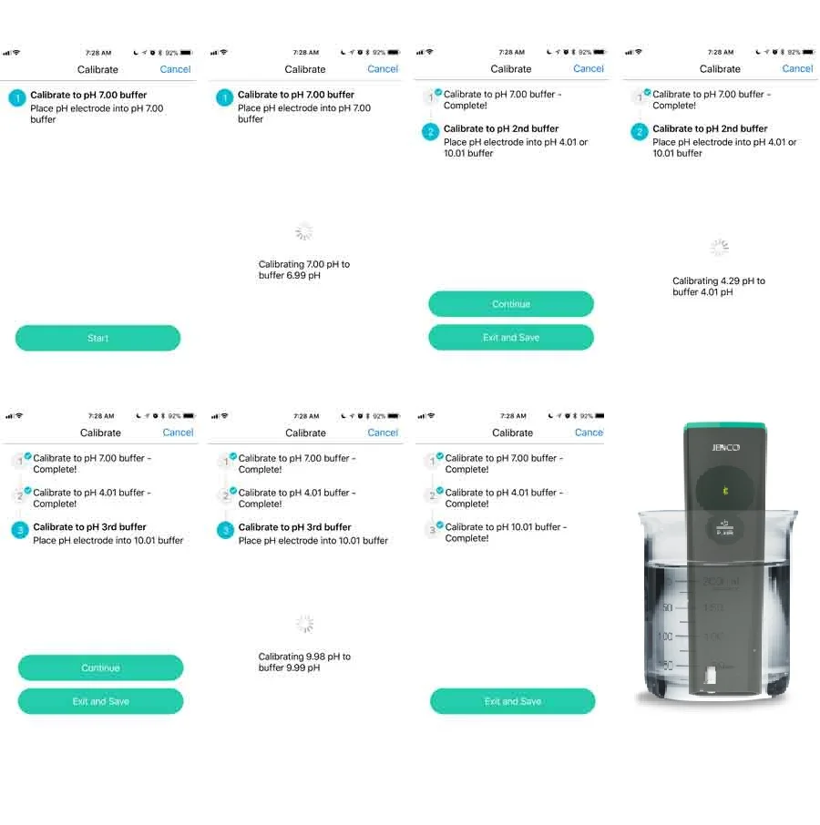 Bluetooth Сменный электрод тестер водостойкий карманная ручка ацидометр iOS приложение для Android CE FCC IC NCC RoHS