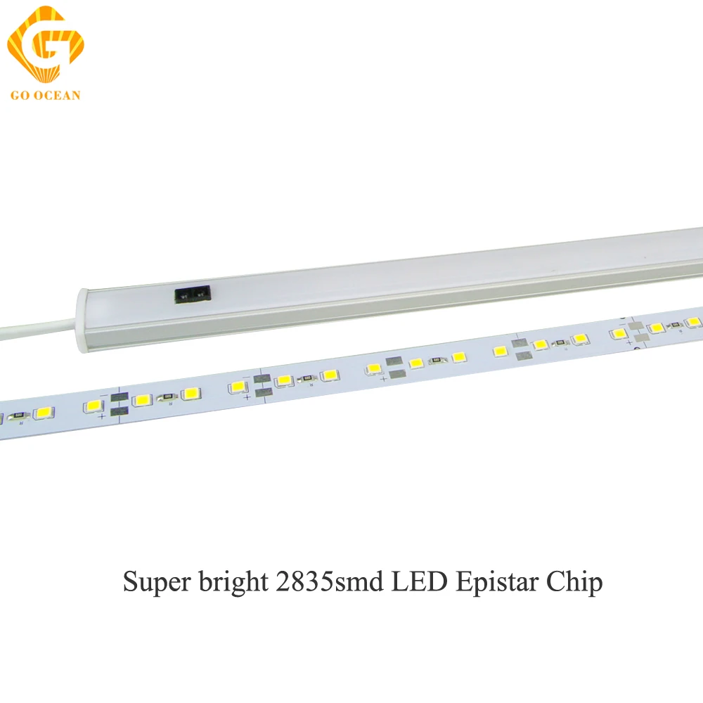 الذهاب المحيط تحت إضاءة الخزانات مكافحة مصباح 12 V 30 سنتيمتر 50 سنتيمتر خزانة مصابيح الإضاءة والمطابخ خزانة LED دولاب ضوء