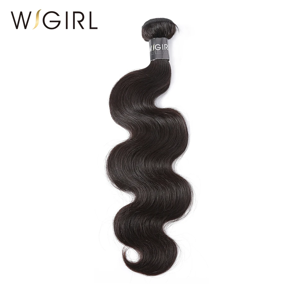 

Wigirl Hair Indian Virgin Hair Weave Bundles Body Wave Human Hair Bundles Unprocessed Natural Color Free Shipping