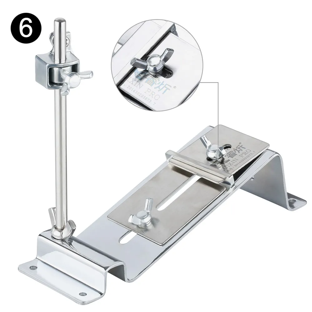 Ruixin Pro III Fix-angle Stainless Steel Professional Knife Sharpener Chef Choices Kitchen Sharpening System With 4 Whetstones20