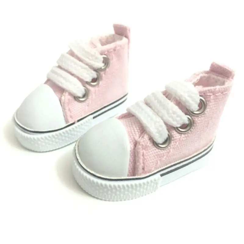 

1/6 BJD Doll Shoes 5CM Canvas Gym Shoes for BJD Doll,Fashion Sneakers Shoes BJD Footwear for Dolls Accessories,Mini Doll Boots