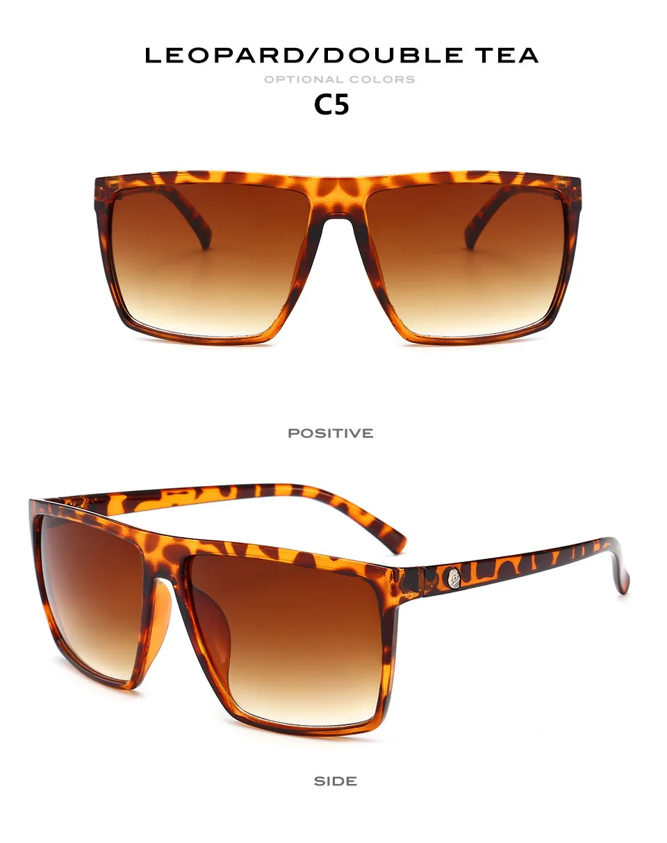 ZSMEYE новые квадратный классические солнцезащитные очки мужские брендовые Лидер продаж солнцезащитные очки Винтаж Óculos UV400 Óculos de sol - Цвет линз: C5