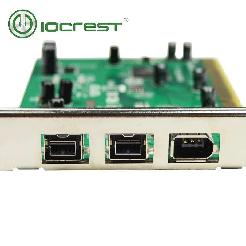  IOCREST PCI 3 Ports Firewire ieee 1394 karte 2 ports 1394B und 1 ports 1394A TI8280 chipsatz