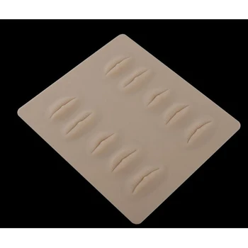 

3D Silicone Lips Tattoo Practice Skin High Quality Lip Tattoo Design Fake Skins Beginners Permanent Makeup Practice