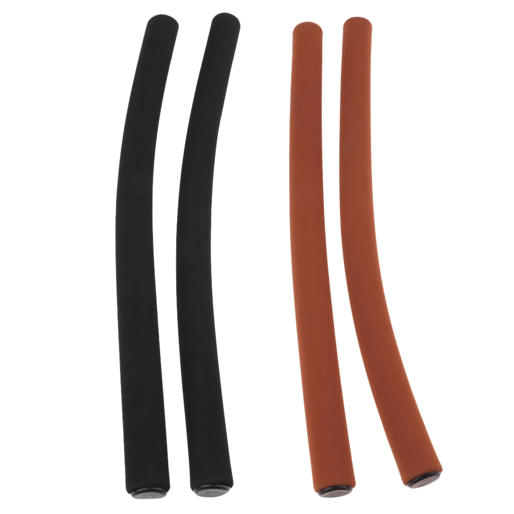 

2 Sets Bicycle Handlebar Grips Foamed Silicone Bike Bent Handlebar Covers Anti-slip Bicycle Parts for MTB Road Bike 48cm