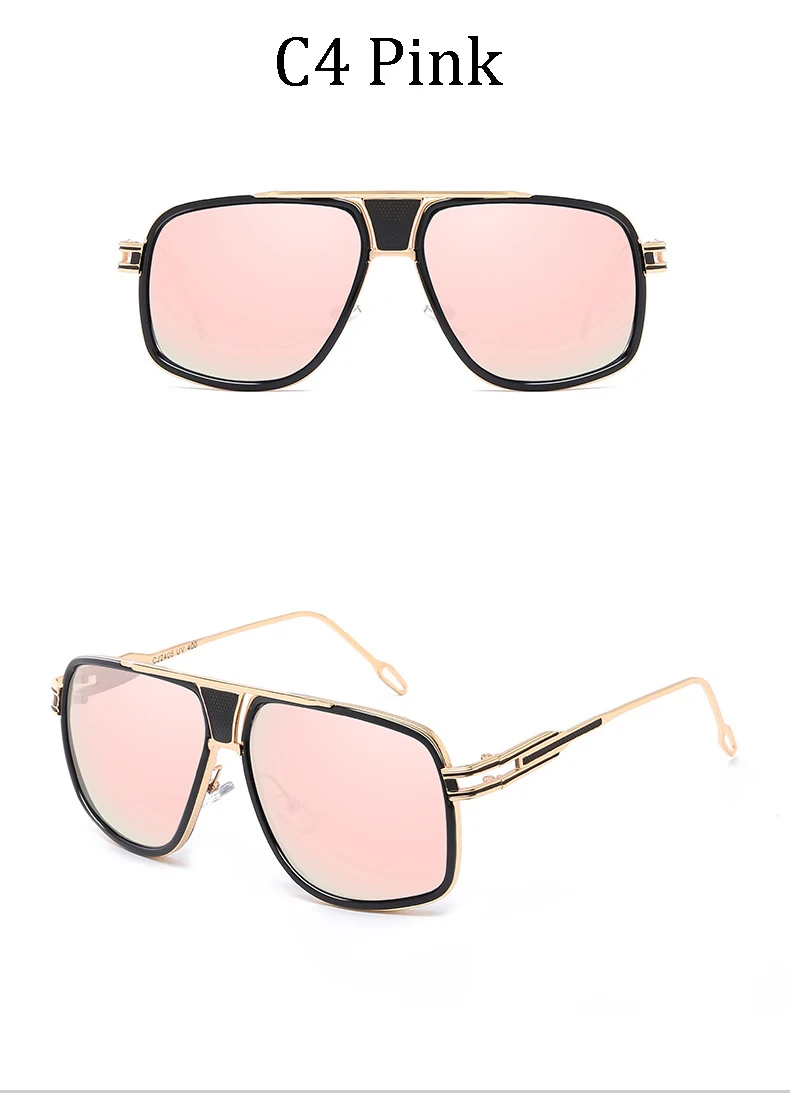 Классический бренд мужские дизайнерские солнцезащитные очки с большой оправой Винтаж стимпанк женские солнечные очки grandmaster UV400 большой кадр