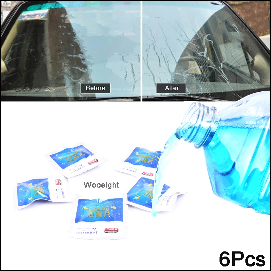 6PcsLot 24L Car Solid Wiper Fine Wiper Car Auto Window Cleaning Windshield Glass Windscreen Cleaner (3)