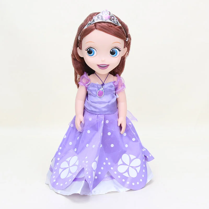 

12 inch cute high quality crown the first princess doll toys for girl christmas gift