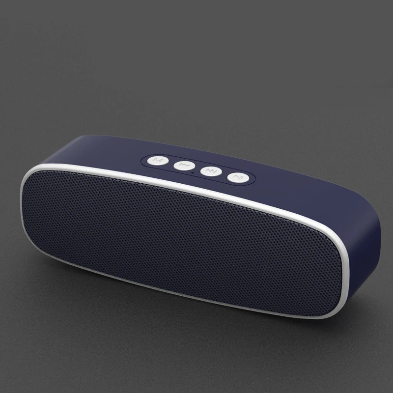 Blue Портативный беспроводной стерео динамик, 10 Вт, мощность 4,2, Bluetooth, TF, FM радио, музыкальный сабвуфер, колонка TWS, динамик s - Цвет: Blue