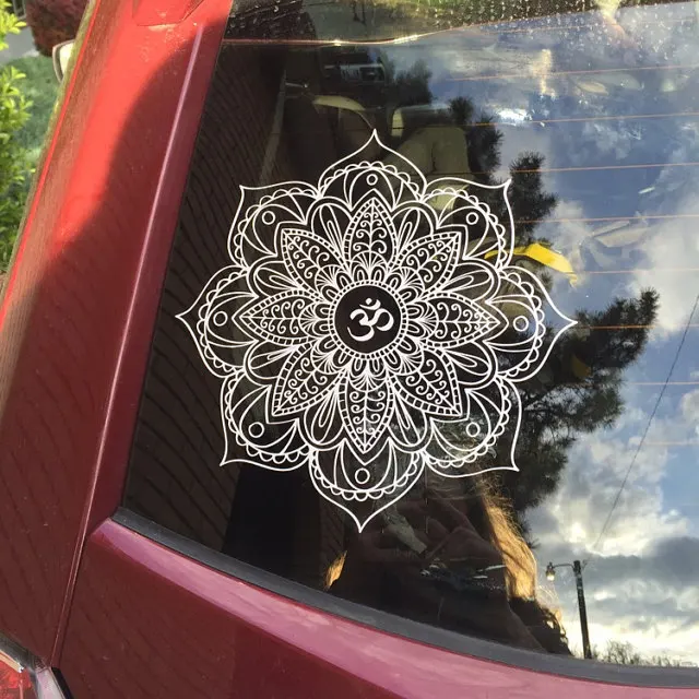 Best Price Classic Mandala Car Decal OM Mandala Sticker Yoga decal Boho Decor mandala Flower Decal wall sticker home decor living room A754 Best Price Classic Mandala Car Decal OM Mandala Sticker Yoga decal Boho Decor mandala Flower Decal wall sticker home decor living room A754