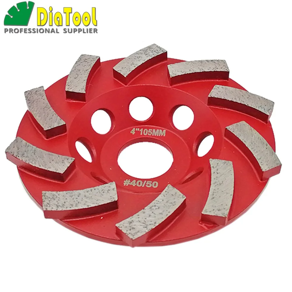 DIATOOL " Сегментированный турбо алмазный шлифовальный круг для бетона и кладки материала, алмазные шлифовальные диски