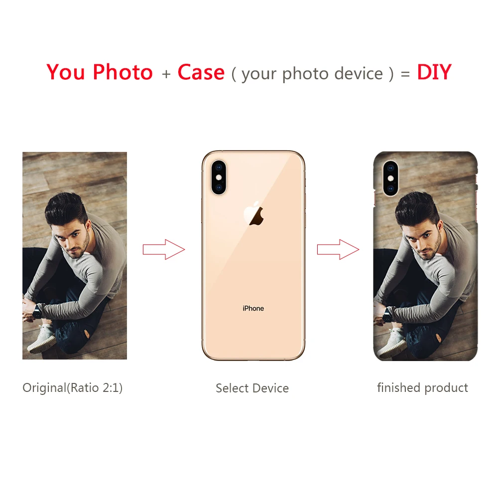 Персонализированный Чехол сделай сам для iphone 7 8 plus 5 6 6s чехол телефона 6s7s Plus X на