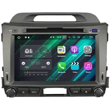 3G 4G WiFi Android 7.1.2 8 “2 GB RAM pantalla táctil 1280*480 navegación GPS para kia sportage R 2010 2011 2012 2013 2014 2015
