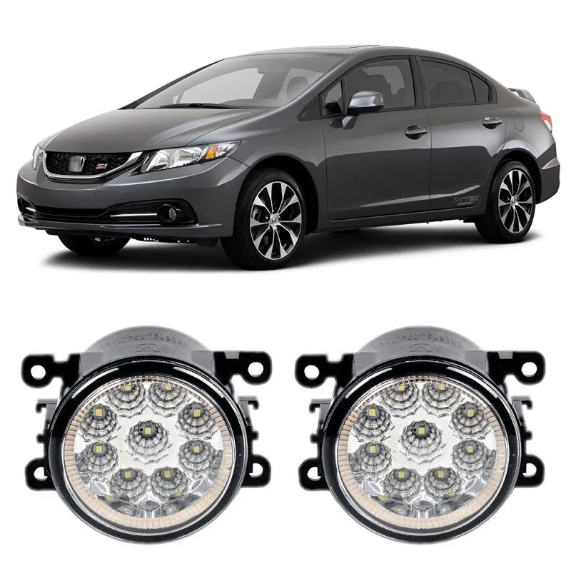 Стайлинг автомобиля дневные ходовые огни DRL для Honda Civic Si 2013 2014 2015 9 шт.