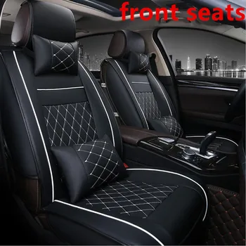 

pu leather car seat covers for kia sportage 3 lada vesta mercedes ix25 subaru forester vw golf 4 auto accessories