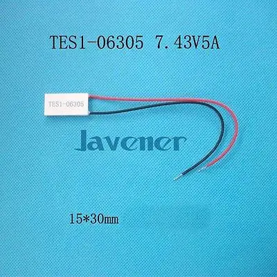 15x30 мм TES1-06305 радиатор Термоэлектрический охладитель Пельтье охлаждающая пластина модуль рефрижератора