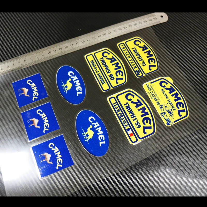 Off-road Racing car for camel Album Car Sticker Motorcycle Decals Reflective Type Auto Racing Stickers