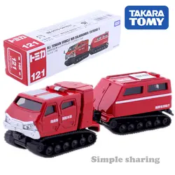 Tomica нет. 121 внедорожник красный Salamander снегоход Такара Tomy двигатели гусеничная машина литая металлическая модель новая игрушка