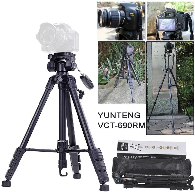 

NEW tripods flexible camer tripod for camera Tripod VCT-690 for any Nikon Canon digital Camera with bag
