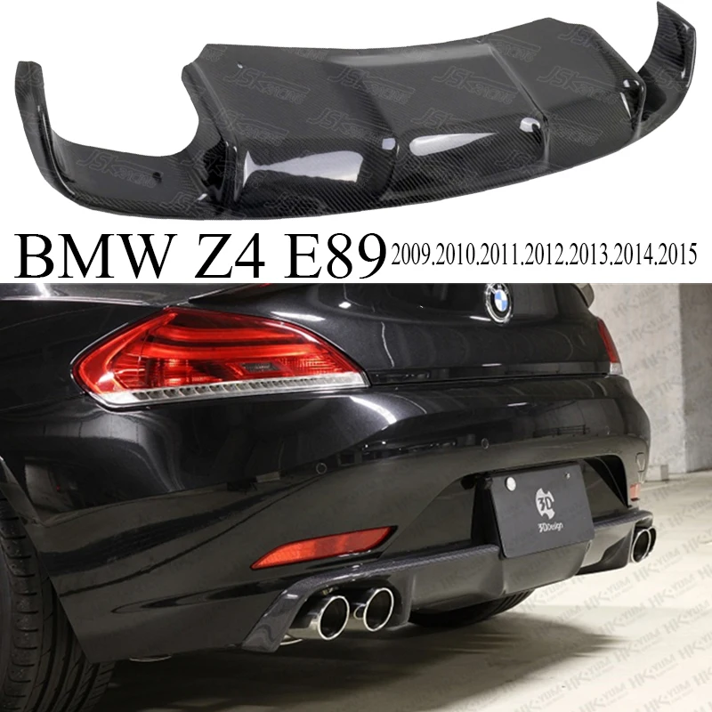 E89 Carbon Fiber Rear Lip Spoiler Bumper Diffuser For Bmw Z4 E89 2009