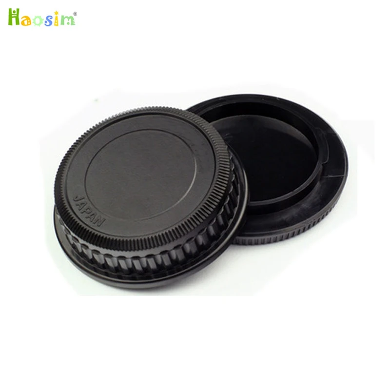 

50pair/lot high quality camera Body cap + Rear Lens Cap for K10D K20D K200D K100D K-7 for Pentax PK Ricoh Camera Mount