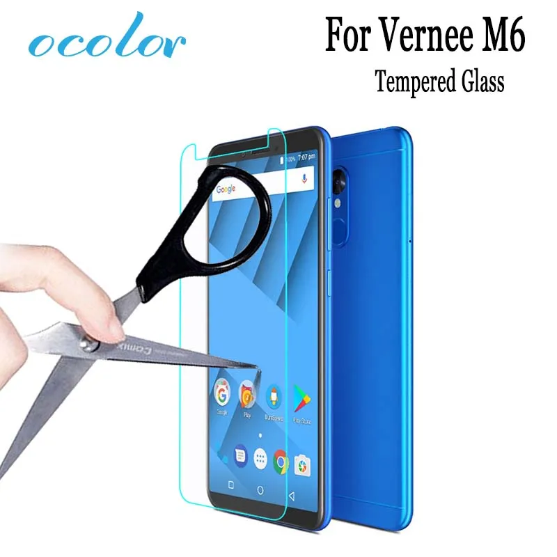 Ocolor 5.7 ''для vernee M6 Сталь закаленное Стекло Плёнки царапинам защитный Замена