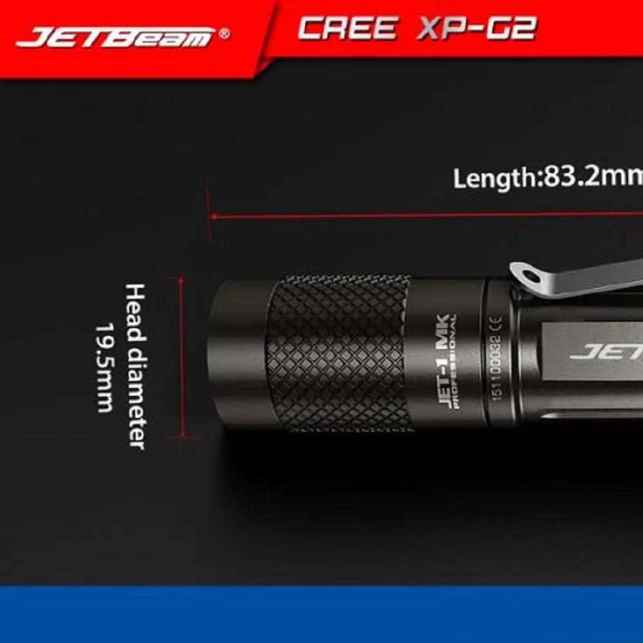 JA 17 Сияющий Быстрая JETbeam JET-1 MK Cree XP-G2 480 люмен Мини Портативный Водонепроницаемый светодиодный фонарик