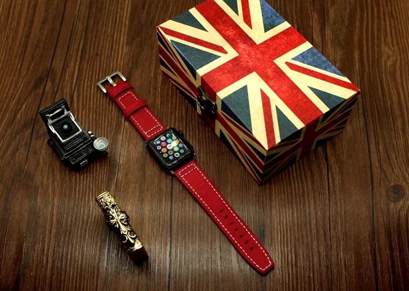 2 erkek kol saati reloj hombre For Apple iWatch Strap Women's Watch Bracelet (2)