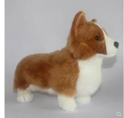 Кукла для собак Corky милые игрушки щенков валлийский карлик корки подарок
