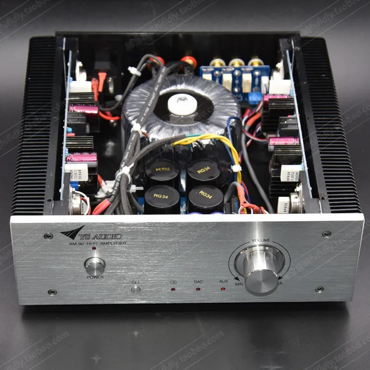 

AM-80 KSA-50 circuit DIY fever HIFI Class AB / A Gold seal ON MJ15024 / MJ15025 Amplifier 150W * 2