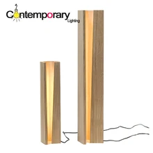 Простой LED strip естественную красоту древесины дуба настольная лампа для компьютера офис спальня гостиная кабинет хозяина ресторана diy декор