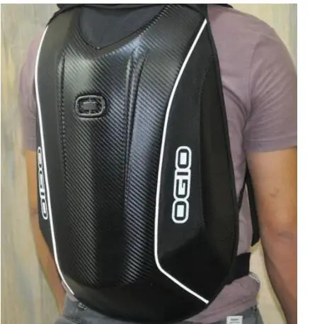 

2018 new OGIO mach 3 locomotive motorcycle Racing backpack Hard shell moto rbike backpacks 02 fast ship