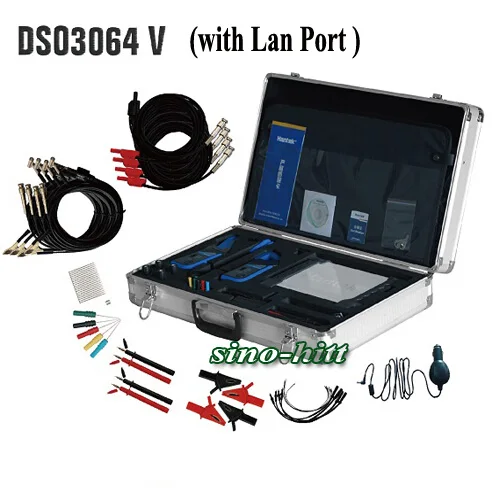 Hantek DSO3064 Комплект V с LAN порт Автомобильный диагностический осциллограф 4CH 60 мГц kitv