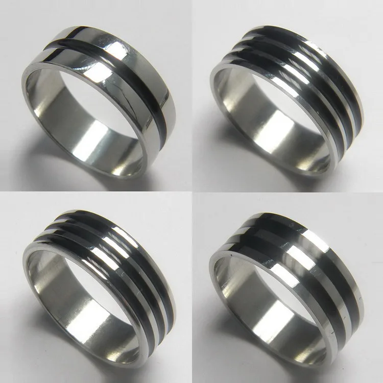 

Free shipping Stainless steel black oil stainless steel ring black 36 31 skgs