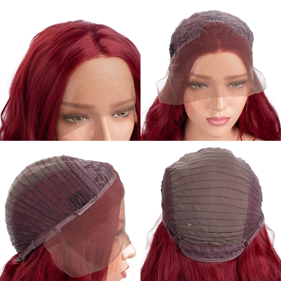 lace front wigs for women red lace front wig (2)