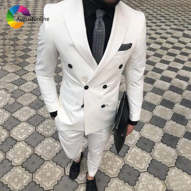 men suits for wedding slim fit groom tuxedo best man blazers1.1 (74)