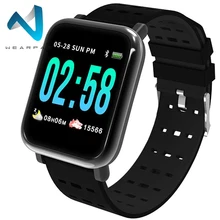 Спортивные Смарт-часы Wearpai A6 для мужчин, измеритель артериального давления, фитнес-активности, трекер сердечного ритма для IOS, Android, часы, водонепроницаемые, ip67