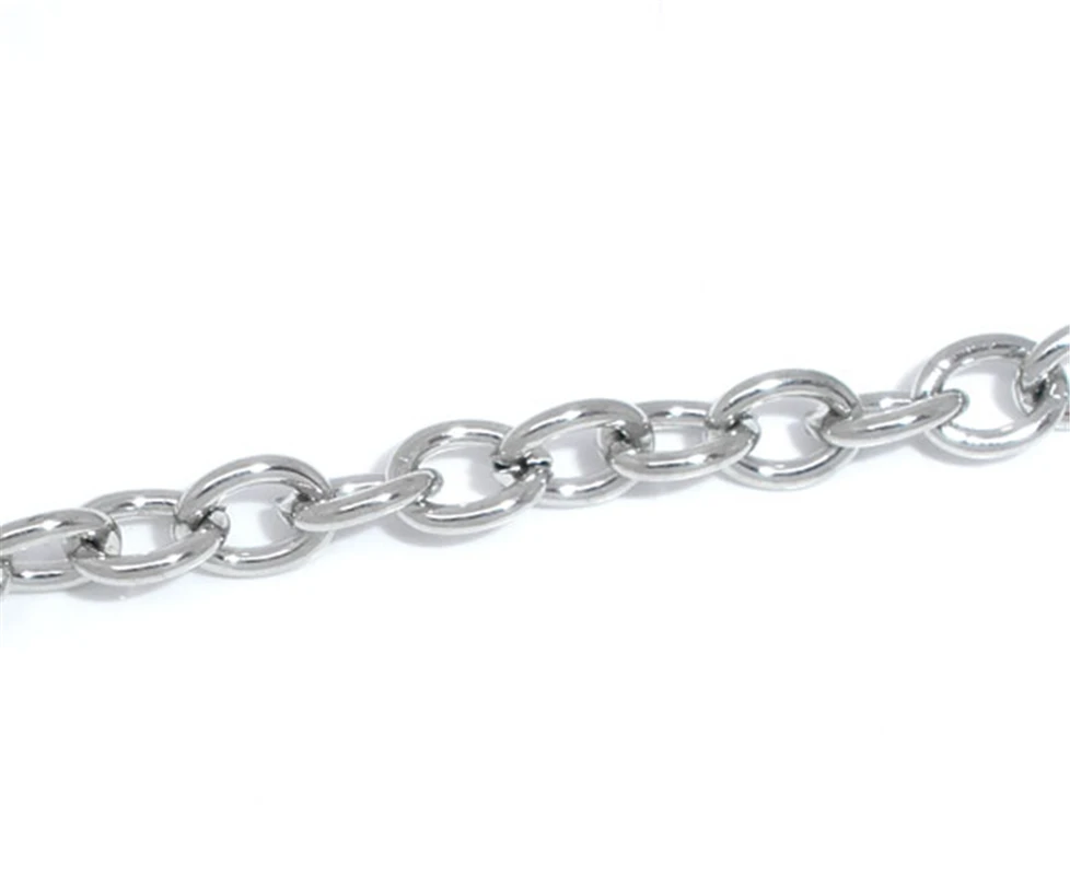 Цепочки DoreenBeads 10 м серебристого цвета фурнитура для самостоятельного