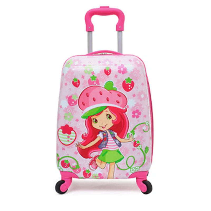 

New 2019 Cartoon Children Travel Trolley Case Child Luggage Children Double Side Pattern Luggage Box Scroll Box Travel Bag Wheel