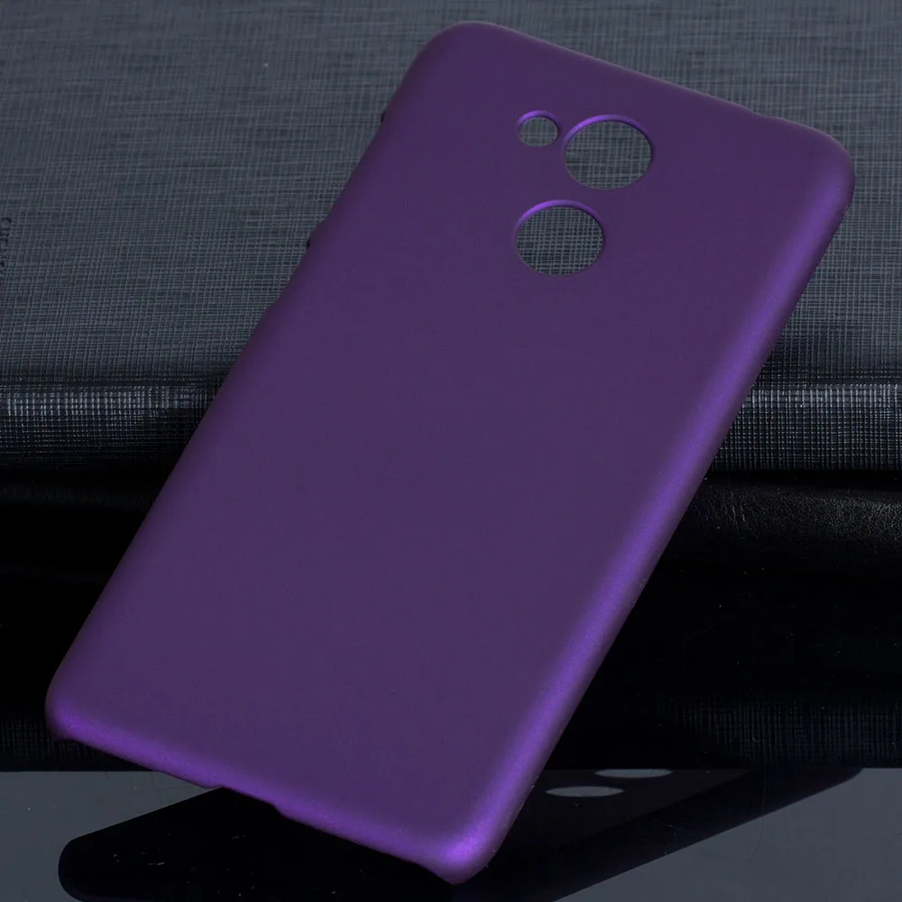 Purple Матовый пластиковый чехол для huawei Honor 6C Pro Чехол для huawei Honor 6C Pro V9 Play Dual Phone Чехол-лента на заднюю панель - Цвет: Purple