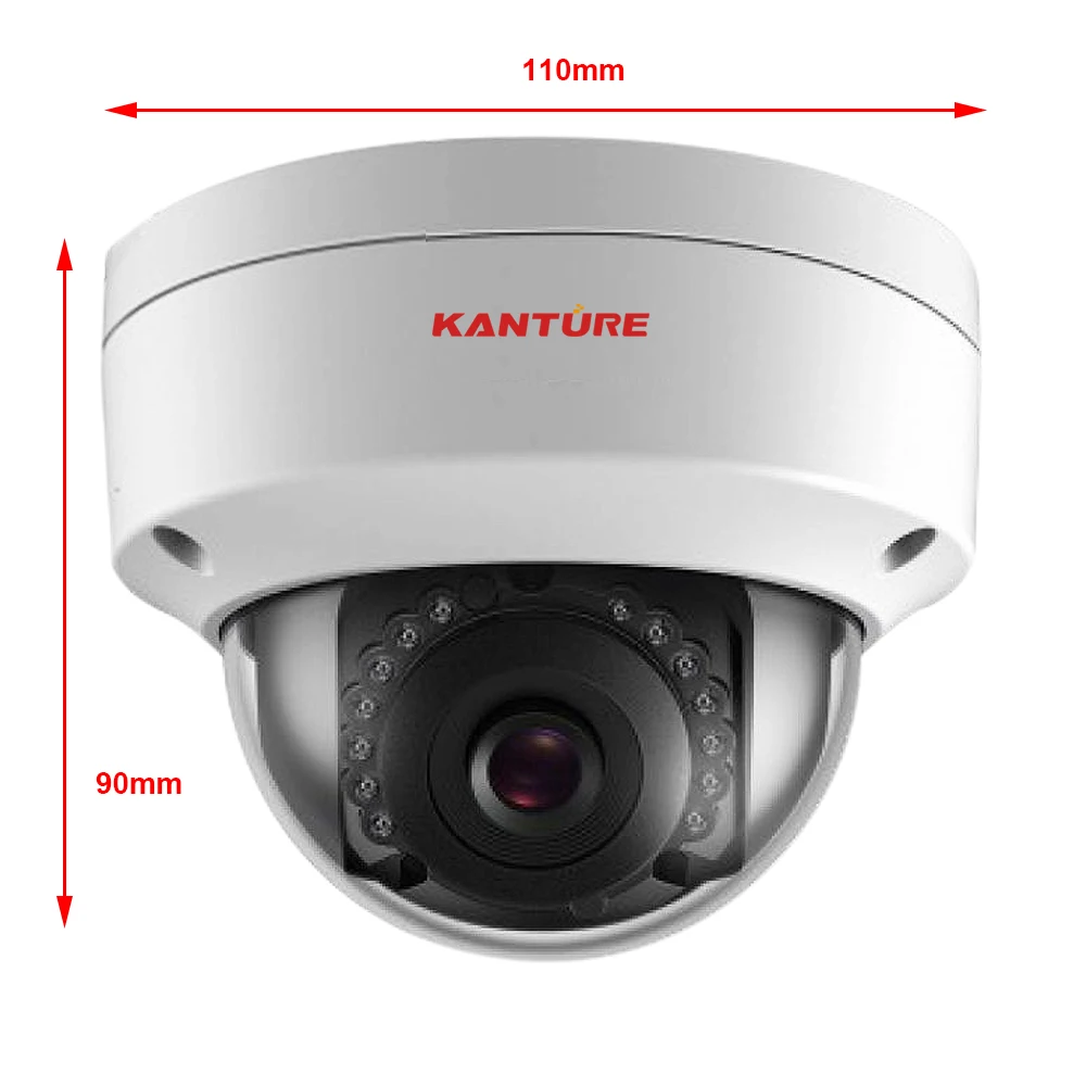 KANTURE 16CH H.265+ 4MP POE CCTV NVR система 16X1080P Аудио Антивандальная Безопасность Крытый Открытый IP Камера видеонаблюдения комплект