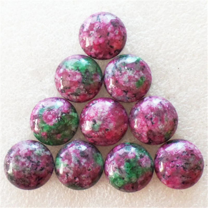 (10 pieces/lot) Wholesale Natural Fuchsite Round CAB CABOCHON 20x6mm Free Shipping Fashion Jewelry S-277 (10 pieces/lot) Wholesale Natural Fuchsite Round CAB CABOCHON 20x6mm Free Shipping Fashion Jewelry S-277