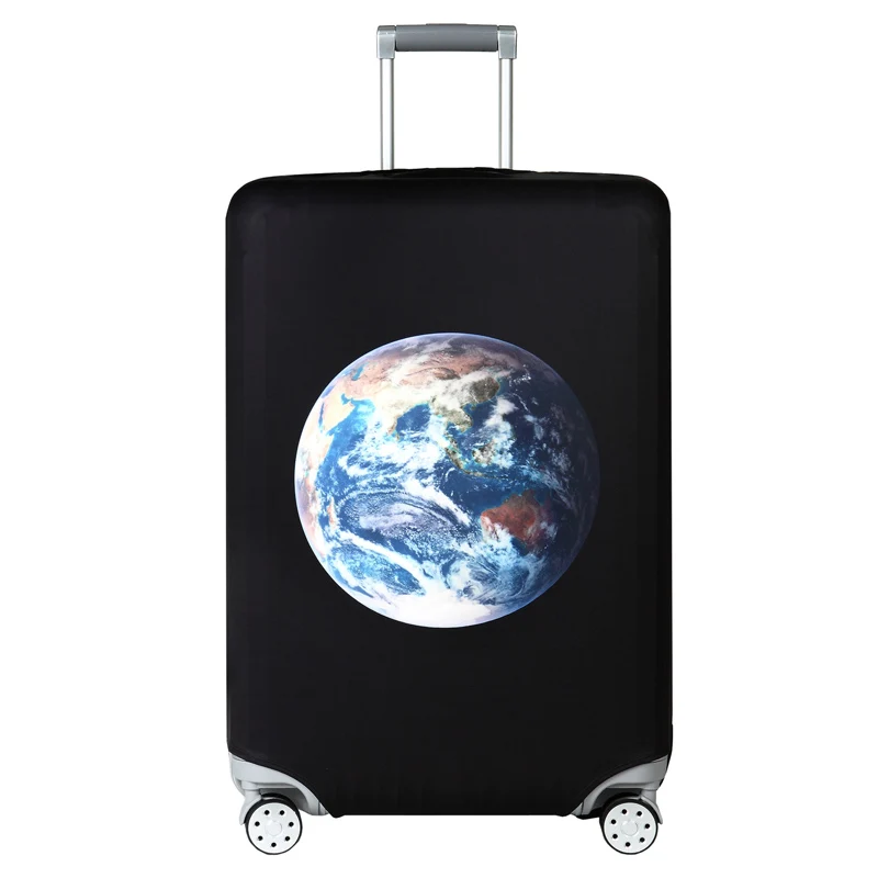 Чехол для багажа, чехол для путешествий, защитный чехол для 18-32 размера, милый рисунок кошки, чехол на колесиках, пылезащитный чехол, аксессуары для путешествий, планета
