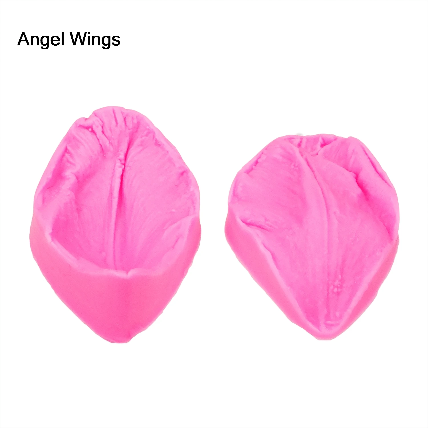 Angel Wings Food grade 3D силиконовая форма для помадки торта лепестки лилии тиснение