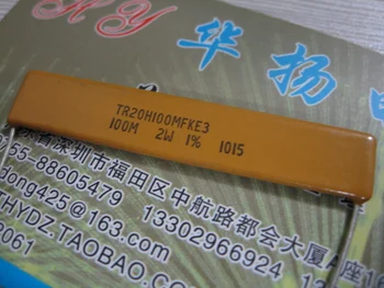 

1PC USED VISHAY DALE TR20H 100M FK 1% 2W 17.5KV High Voltage Resistors