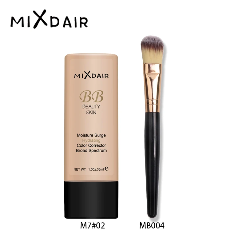 Mixdair 2 шт. набор для макияжа Жидкий тональный крем + кисточка профессионального