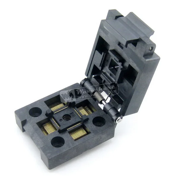 

FPQ-80-0.4-01 Enplas IC Test & Burn-in Socket for QFP80/TQFP80/FQFP80/PQFP80 package 0.4 mm Pitch